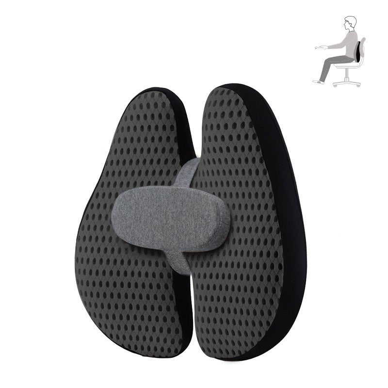 Chair Cushion Memory Foam Waist Cushion Support Lumbar Back Cushion Protect Spine Seat - Alsy store