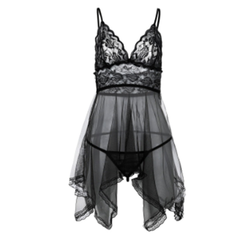 Sexy Lingerie Sexy Lingerie Front Slit Nightdress - Alsy store