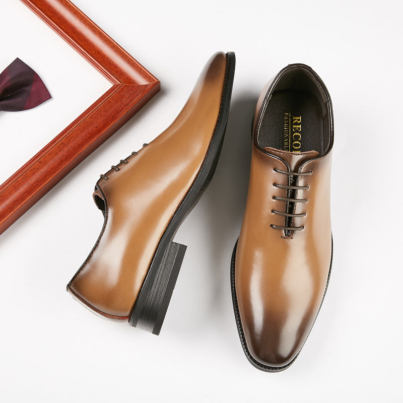 New Leather Hand-Polished Business Shoes For Men Alsy store