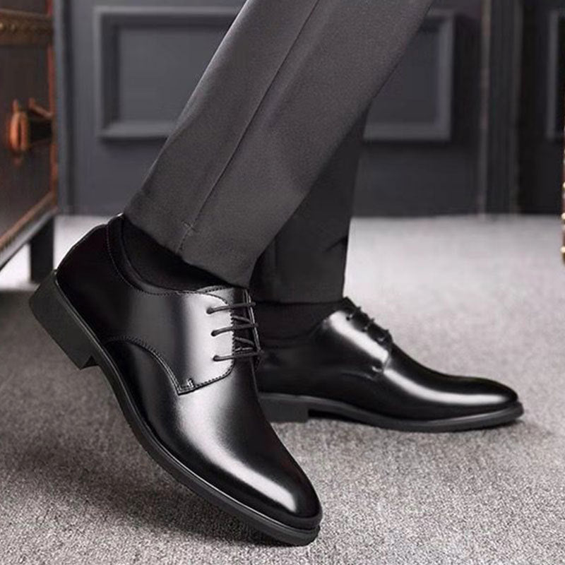 Mazefeng Men Leather Shoes Casual Top Quality Oxfords Men Genuine Leather Dress Shoes Business Formal Shoe Plus Size Wedding 44 Alsy store