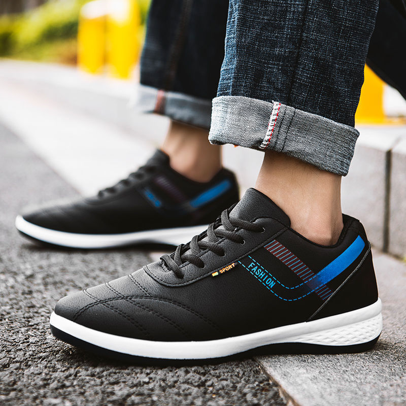 Leather Breathable Travel Shoes Men's Sneakers Alsy store
