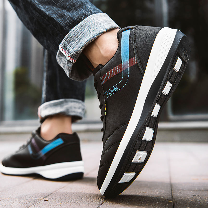 Leather Breathable Travel Shoes Men's Sneakers Alsy store
