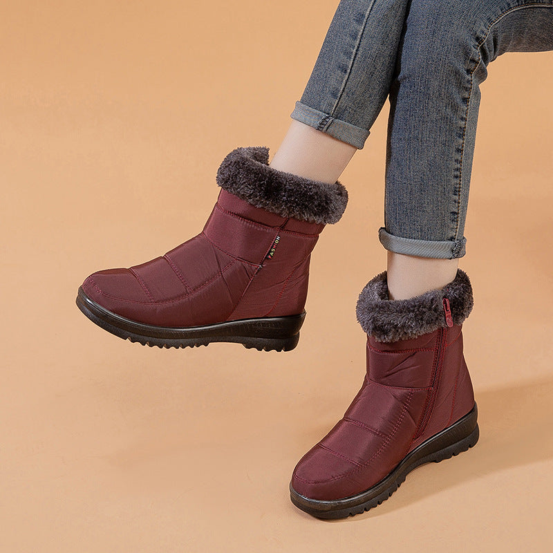 Winter Snow Boots Winter Warm Shoes For Women Low Heel Boots - Alsy store
