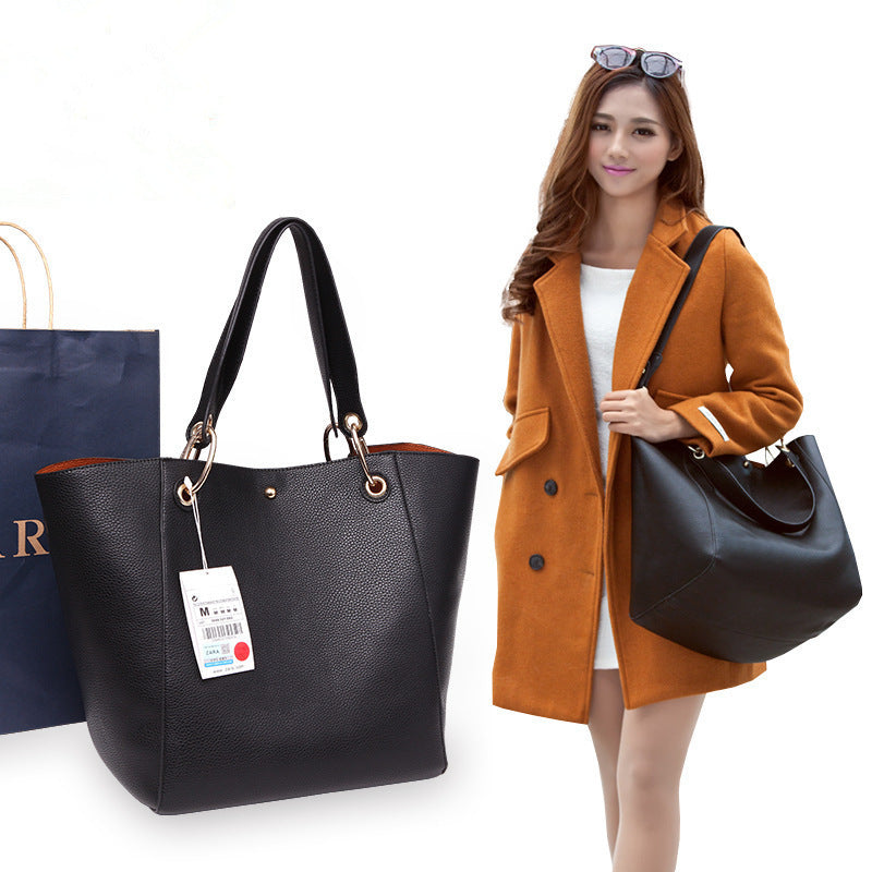 Wholesale Europe and America women's bag new retro ladies bucket handbag fashion Amazon big explosion models mother package