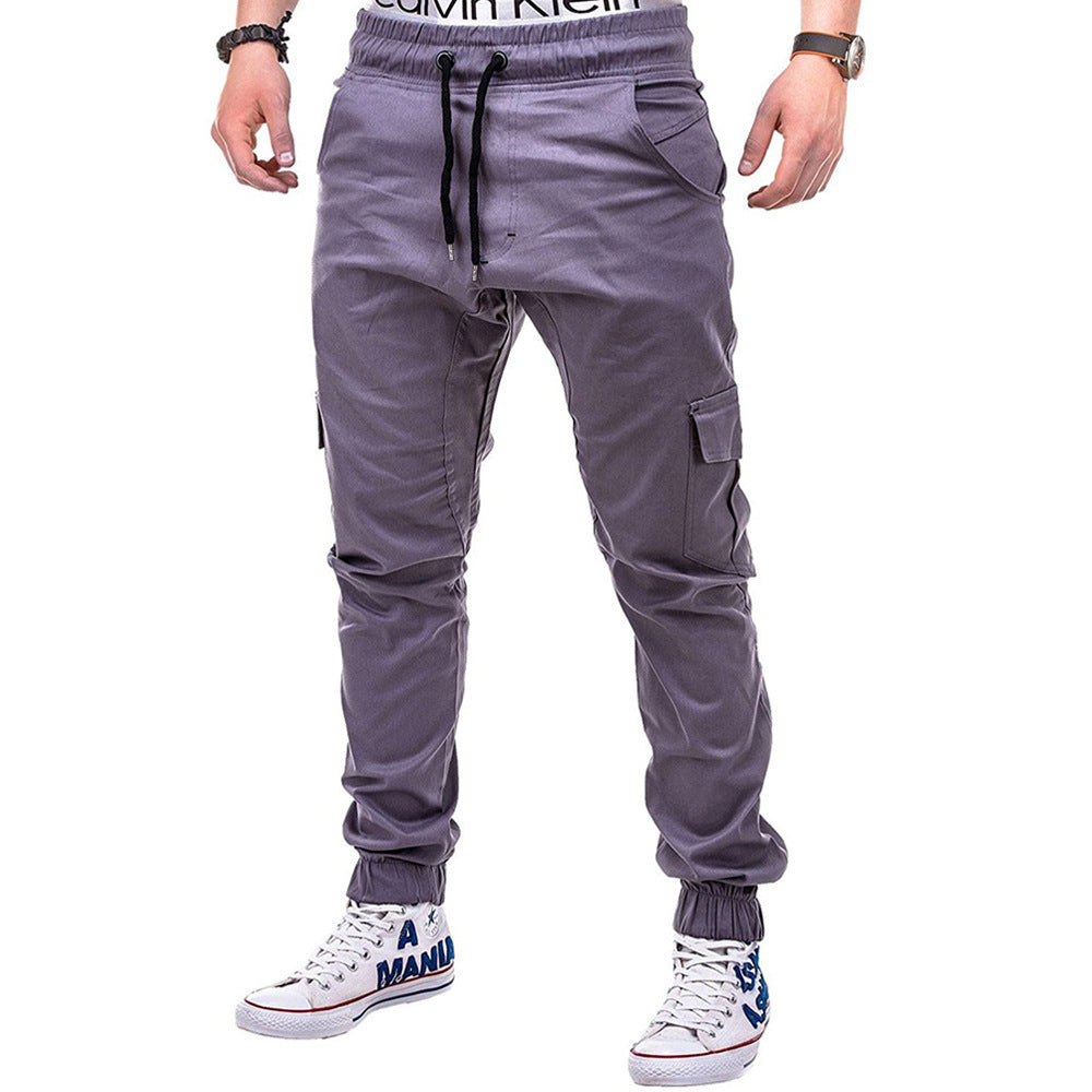 Side Pockets Drawstring Waistband Drawstring Pants Alsy store