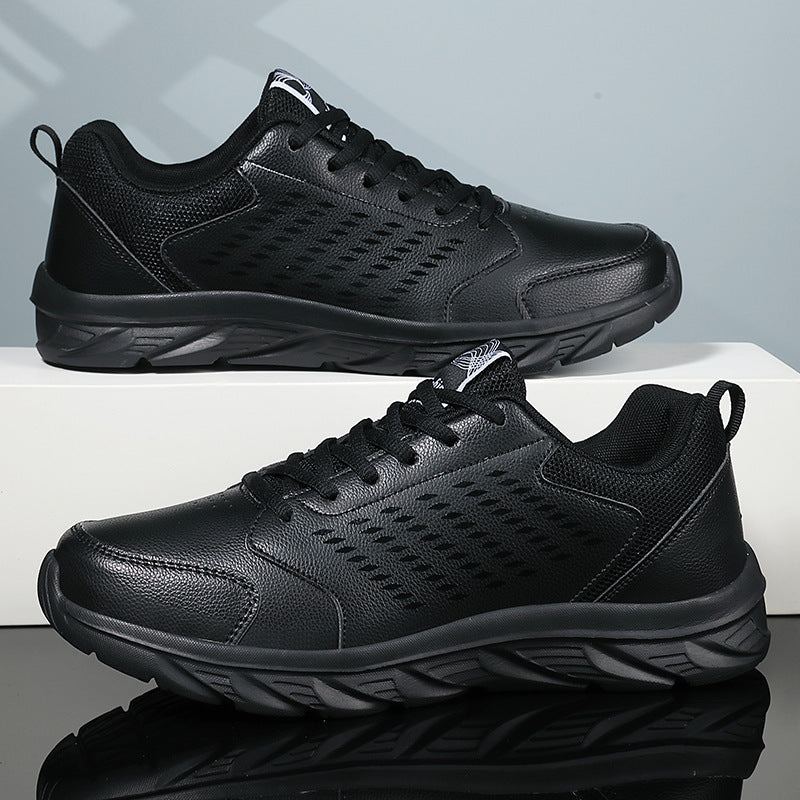 Plus Size Men's Waterproof Leather Sneakers Alsy store