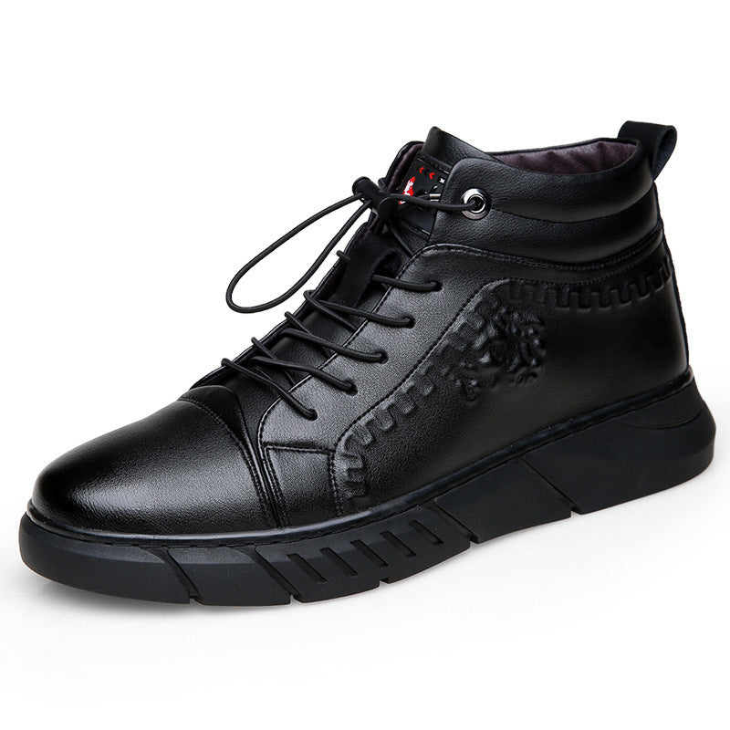 Martin Boots Men's High-top Leather Sports Sneakers Alsy store