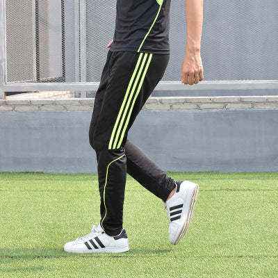 Man straight tube pants leisure pants thin outdoor fitness running FOOTBALL PANTS fast dry casual clothing wholesale Alsy store