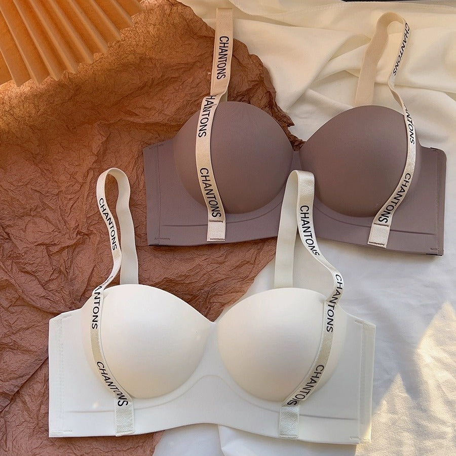 Southeast Asian Women Traceless Vest Gather Comfortably Side Drawing Bra - Alsy store