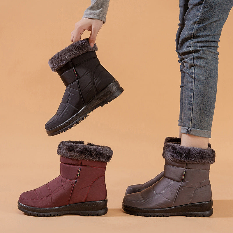 Winter Snow Boots Winter Warm Shoes For Women Low Heel Boots - Alsy store