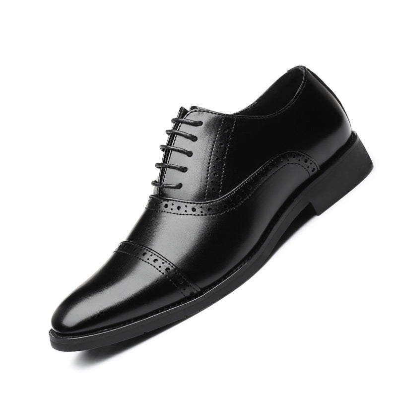 Korean Style British Casual Business Leather Shoes Men Alsy store