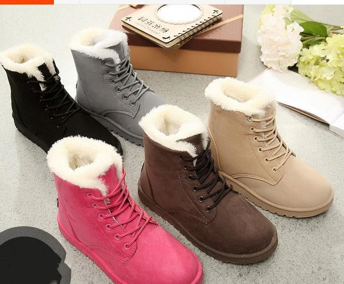 Female Warm Ankle Boots Women Snow Winter Shoes - Alsy store
