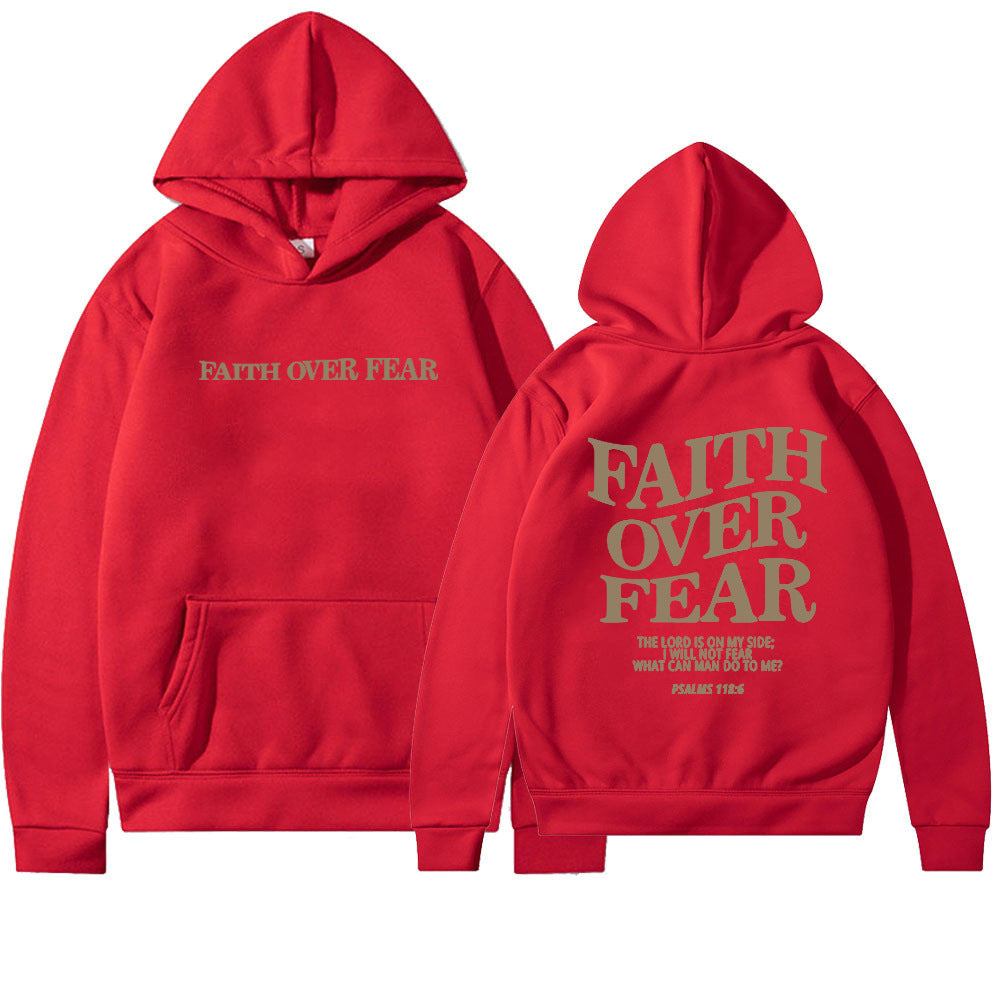 Faith Over Fear Men's And Women's Hoodies Sweater - Alsy store