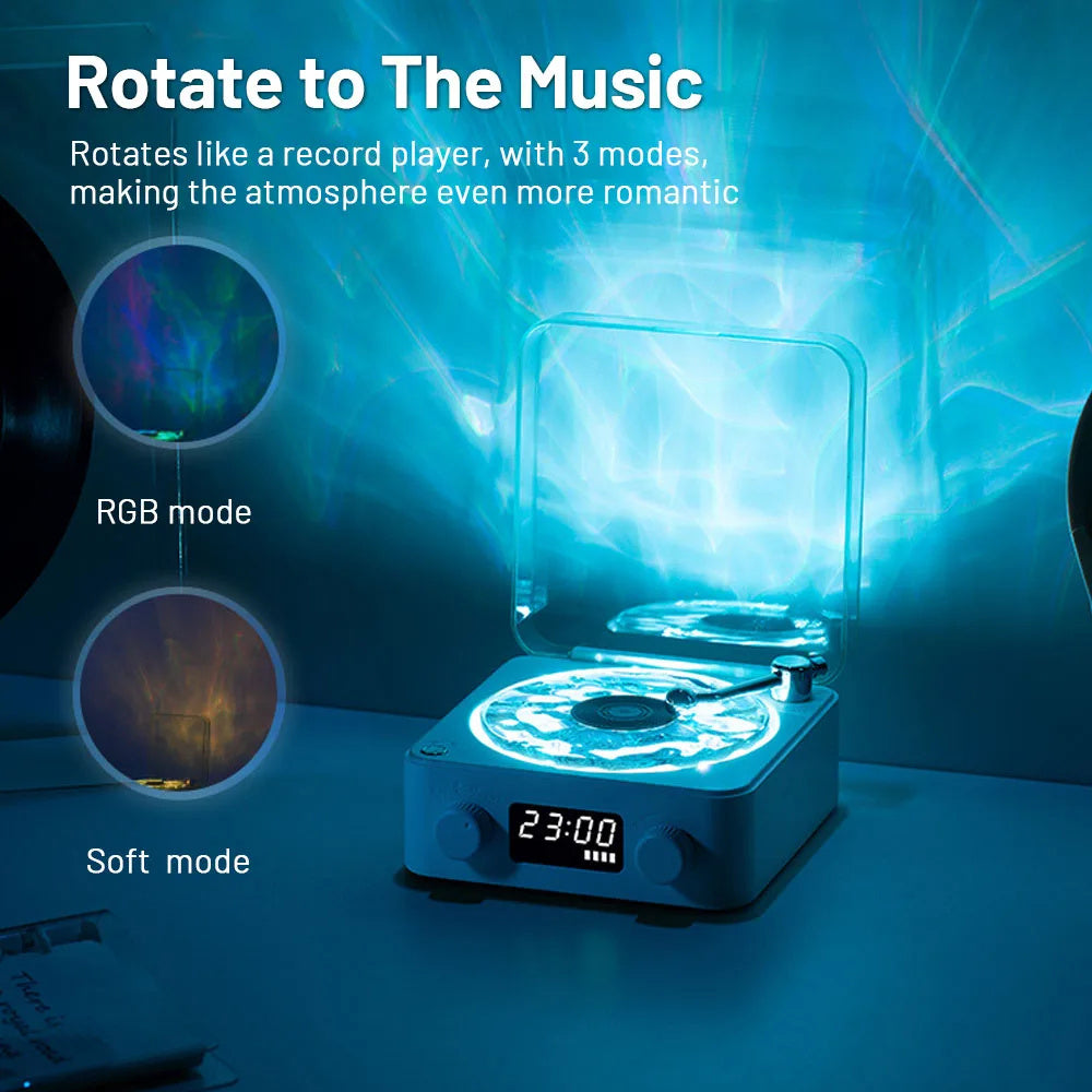 Retro Turntable Speaker Wireless Bluetooth