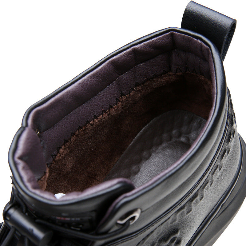 Martin Boots Men's High-top Leather Sports Sneakers Alsy store