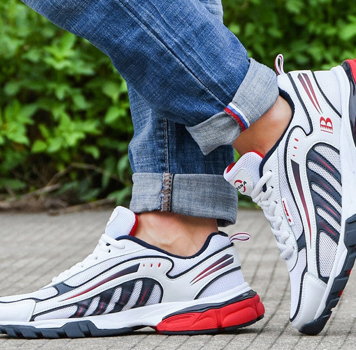 Genuine Leather Men's Sneakers Men's Hiking Shoes Running Alsy store