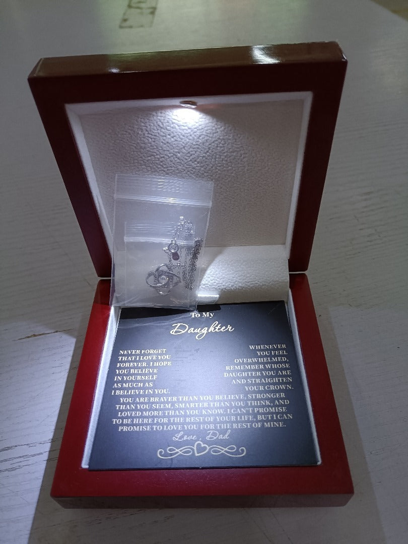 Full Diamond Silver Pendant Necklace Eternal Star Gift For Wife Holiday Gift - Alsy store
