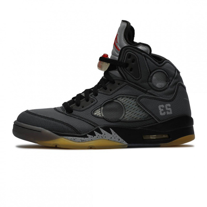 Factory Outlet AJ5 Black and White Cicada Wing Guo Allen Knicks Joe 5 Fresh Prince Sports Basket for Men and Women Alsy store