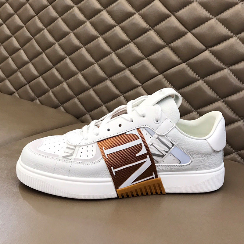 European and American thick-soled casual shoes 2025 new letters fashion height sneaker Joker mesh breathable lightweight cross-border Alsy store