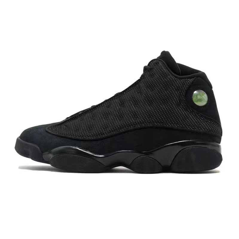 Aj13 Basketball Shoes Black and White Panda Men's Shoes Chinese Navy Blue Obsidian Qiao 13 High-top Sports Pure Original Putian Alsy store