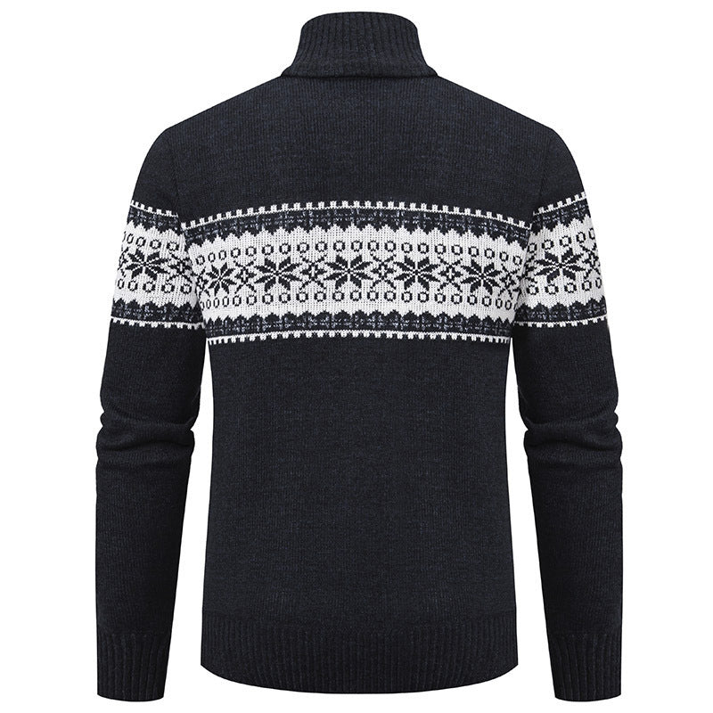 European Size Autumn And Winter Knitting Cardigan Top Coat For Men Alsy store