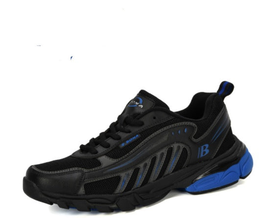 Genuine Leather Men's Sneakers Men's Hiking Shoes Running Alsy store