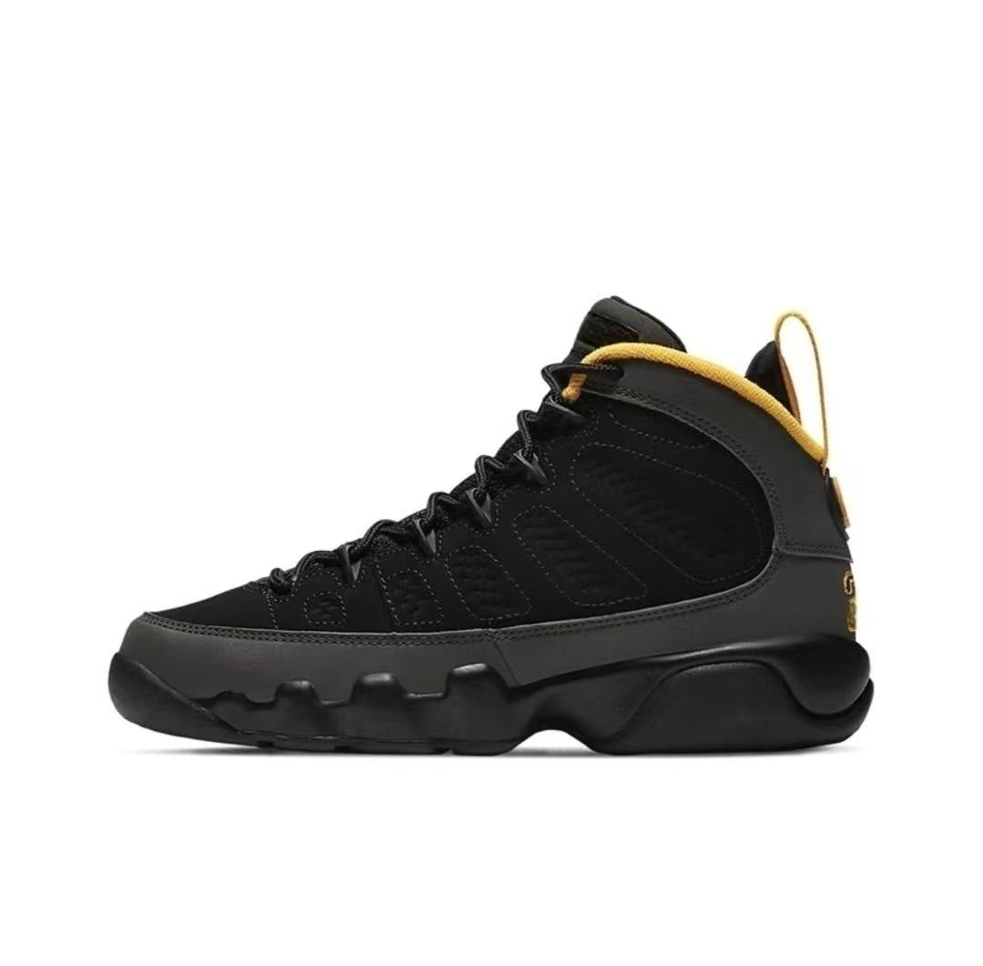 Wholesale Aj9 Racing Blue Mandarin Duck White Gray Black Gray White Brown Gold Qiao 4 Black and White University Blue Non - Slip Wear - Resistant Men's Basketball - Alsy store