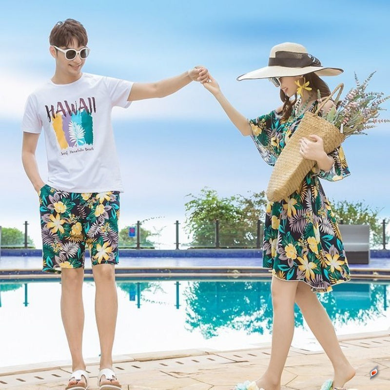 Seaside Couple Beach Suit Summer Honeymoon Vacation - Alsy store