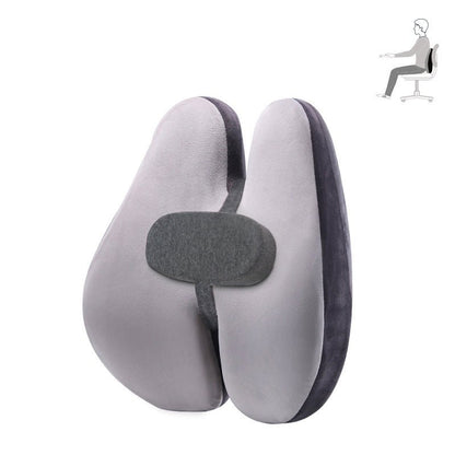 Chair Cushion Memory Foam Waist Cushion Support Lumbar Back Cushion Protect Spine Seat - Alsy store