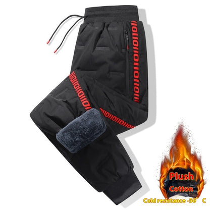 Spring, Autumn And Winter Sports Pants Padded Fleece Trousers