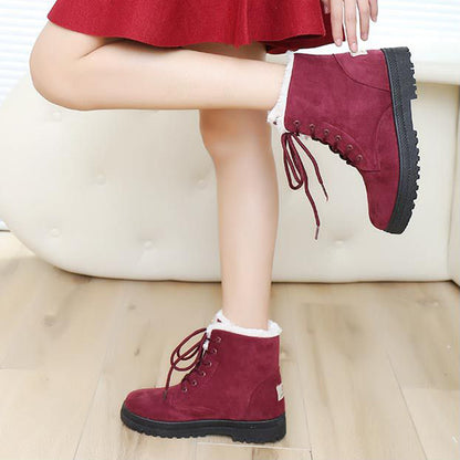 Winter Snow Boots With Warm Plush Ankle Boots For Women Shoes - Alsy store