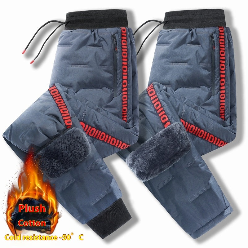 Spring, Autumn And Winter Sports Pants Padded Fleece Trousers