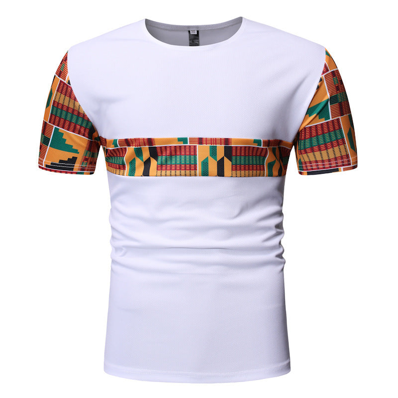 Men's patchwork T-shirt - Alsy store