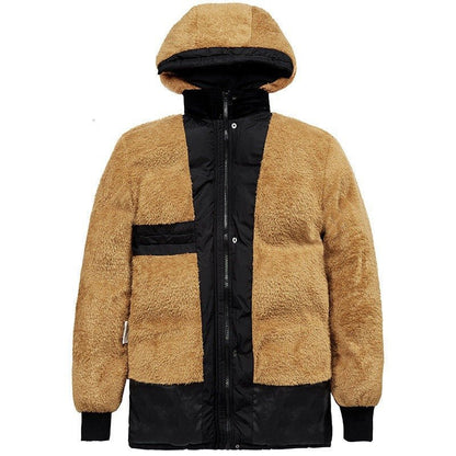 Clothing plus velvet padded jacket men winter - Alsy store