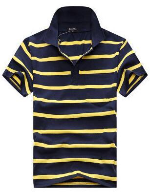 Stripe Men Polo Shirt - Alsy store