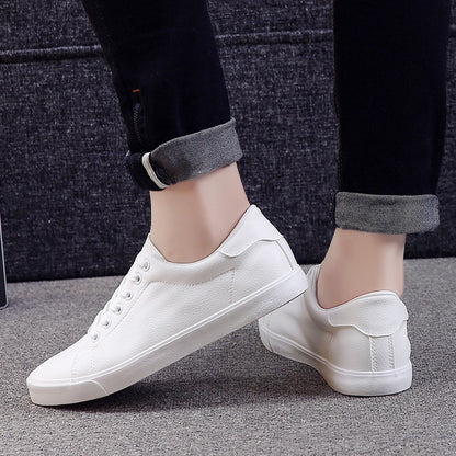 Spring Shoes Men Sneakers Casual Soft Leather Men Shoes Brand Fashion Male White Shoes KA1188 - Alsy store