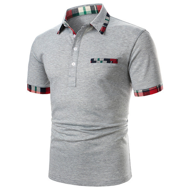 Men Polo Men Shirt Short Sleeve Polo Shirt - Alsy store