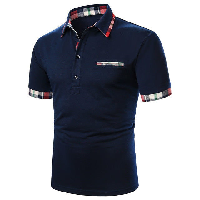 Men Polo Men Shirt Short Sleeve Polo Shirt - Alsy store