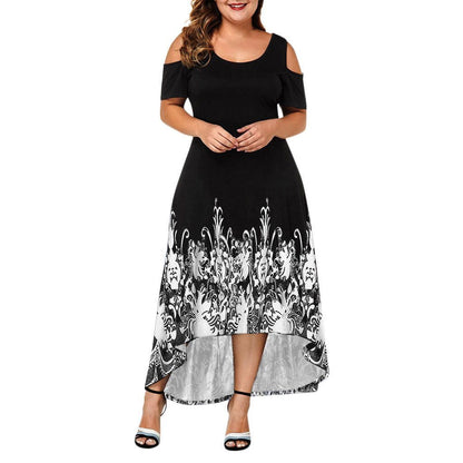 Evening Party Summer Plus Size Maxi Dress Women XL Short - Alsy store