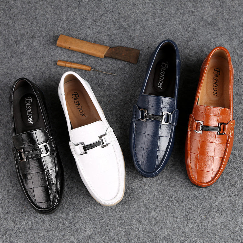 Newest Men Shoes Leather Genuine Casual Loafers Men - Alsy store