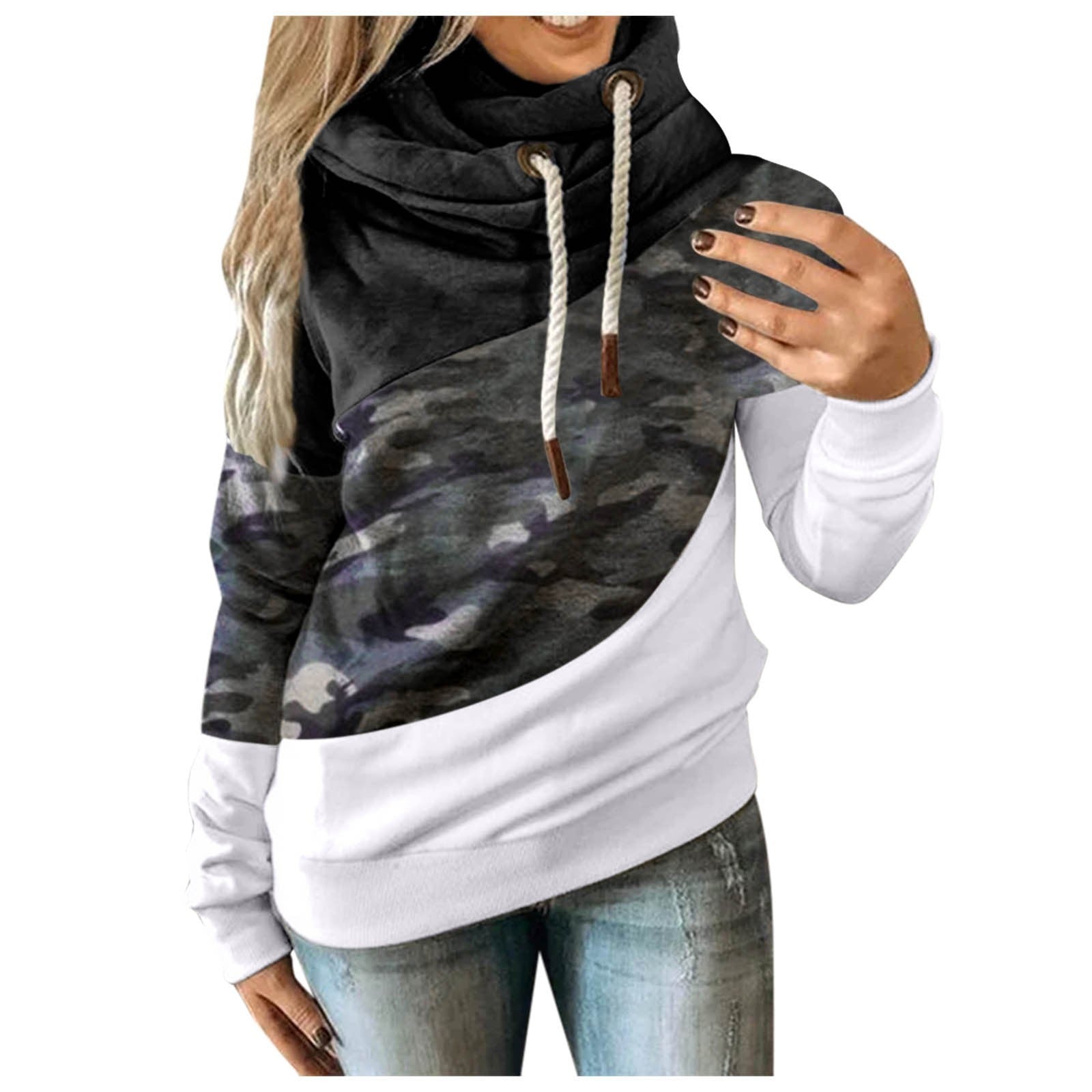 Hoodies Women Camouflage hoodie Sweatshirt - Alsy store