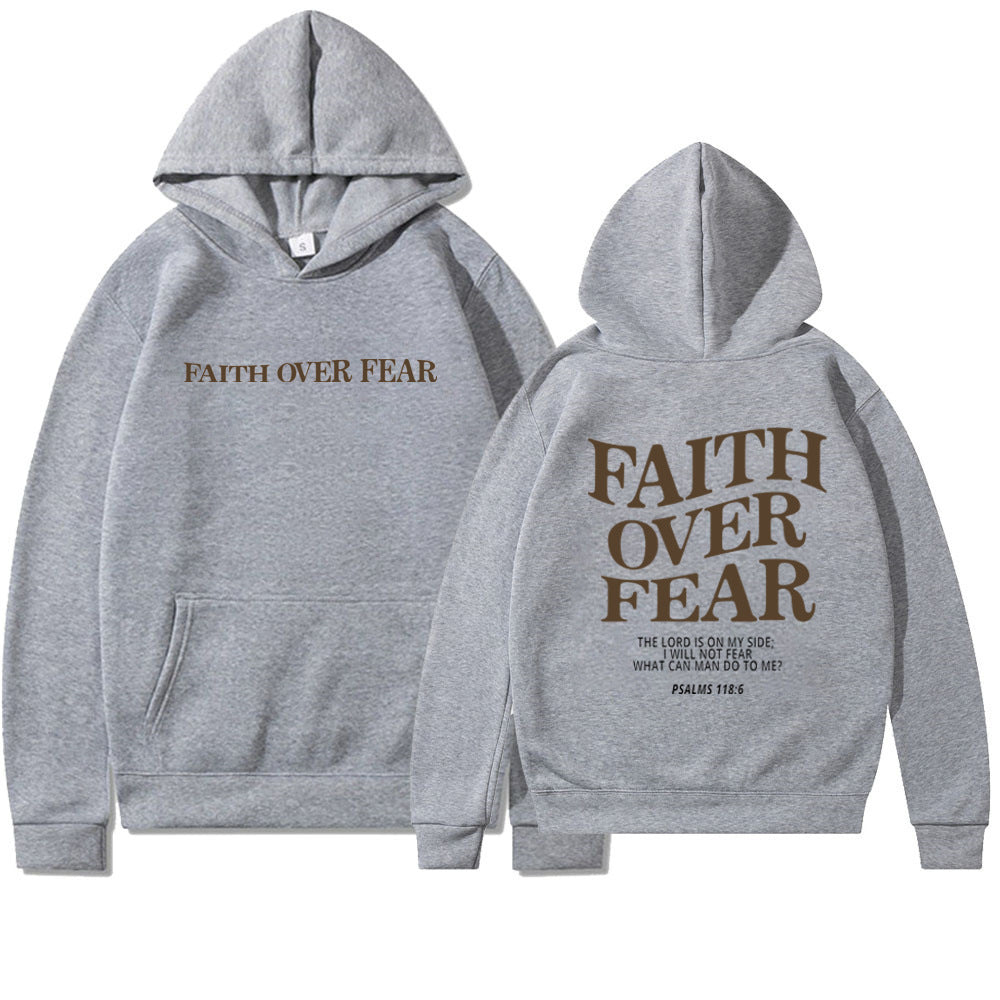 Faith Over Fear Men's And Women's Hoodies Sweater - Alsy store