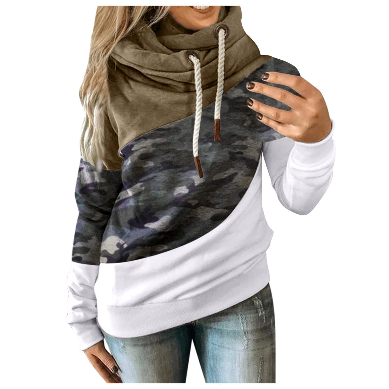 Hoodies Women Camouflage hoodie Sweatshirt - Alsy store