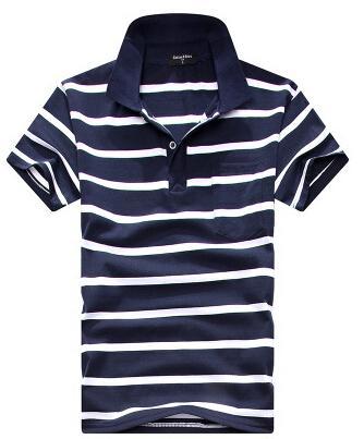 Stripe Men Polo Shirt - Alsy store