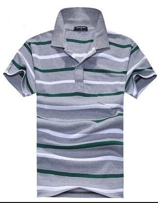 Stripe Men Polo Shirt - Alsy store