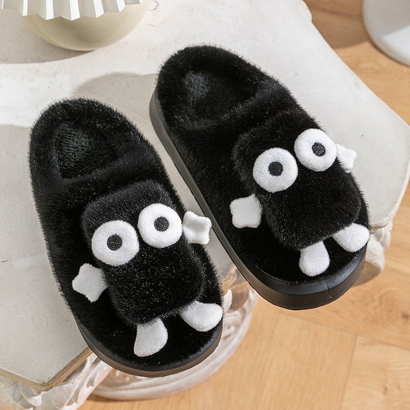 Briquette Couple Household Thermal Cotton Slippers - Alsy store