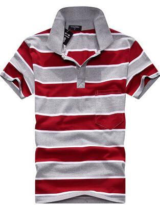 Stripe Men Polo Shirt - Alsy store