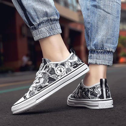 Graffiti casual sneakers