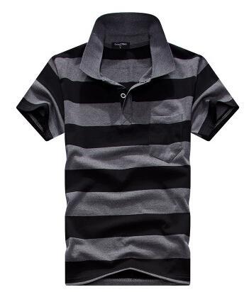 Stripe Men Polo Shirt - Alsy store