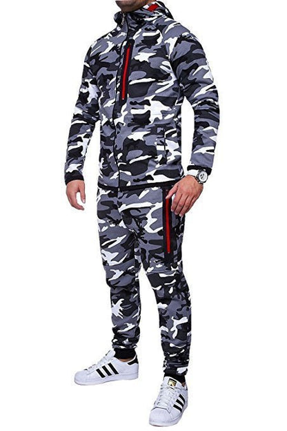 Camouflage jacket hooded men - Alsy store